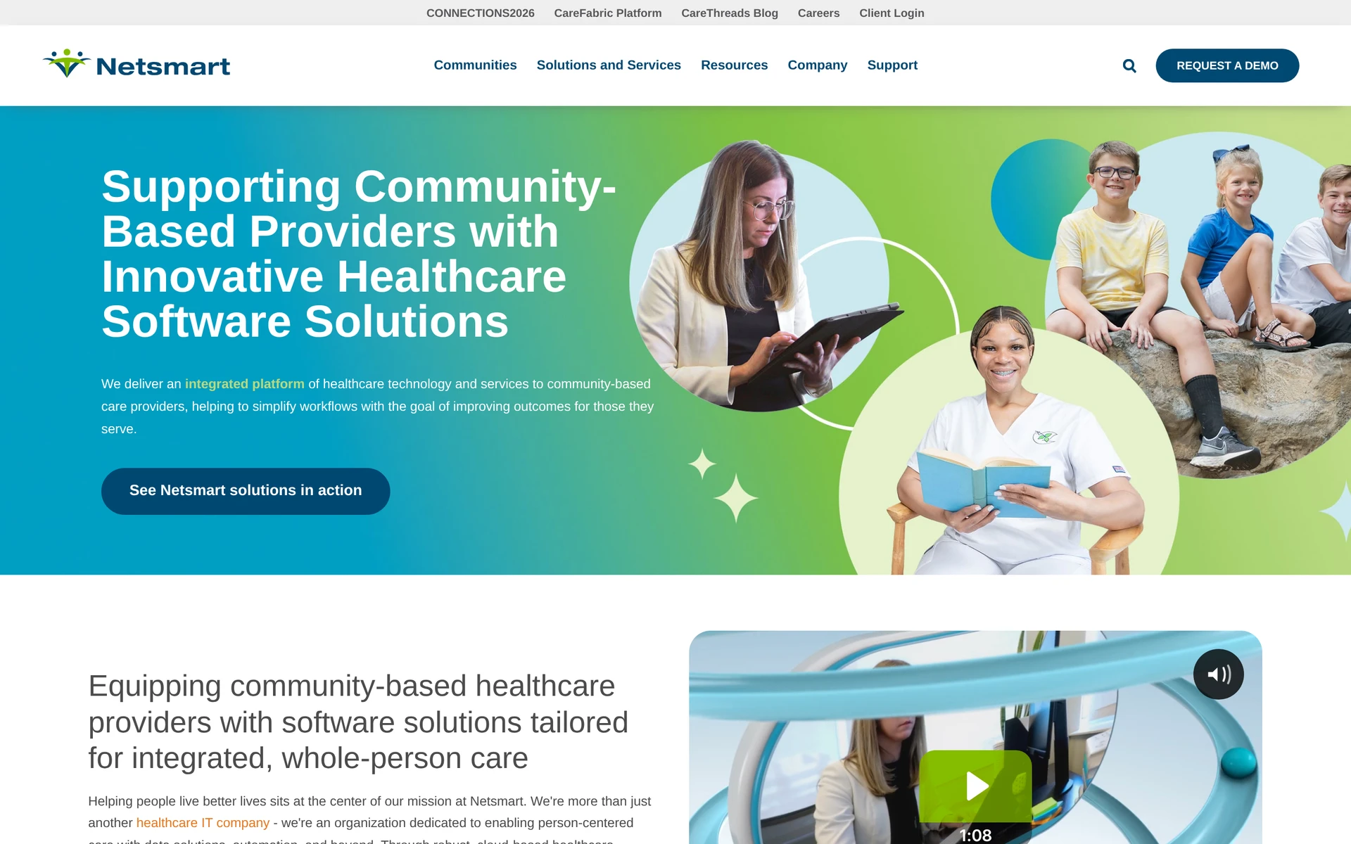 Netsmart myUnity platform for personal care, post-acute records, EVV, and billing