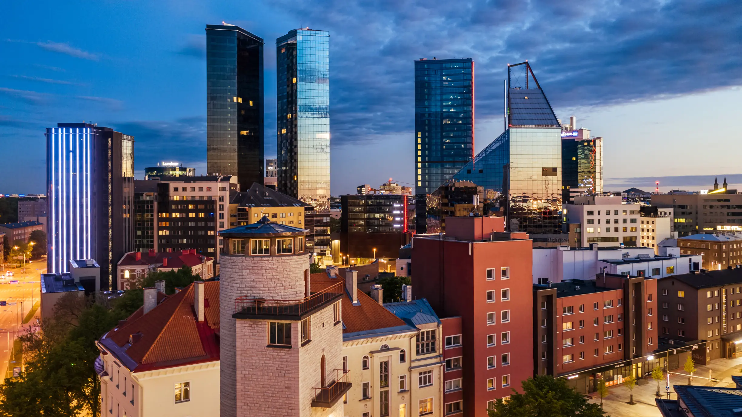 Tallinn, Estonia cityscape