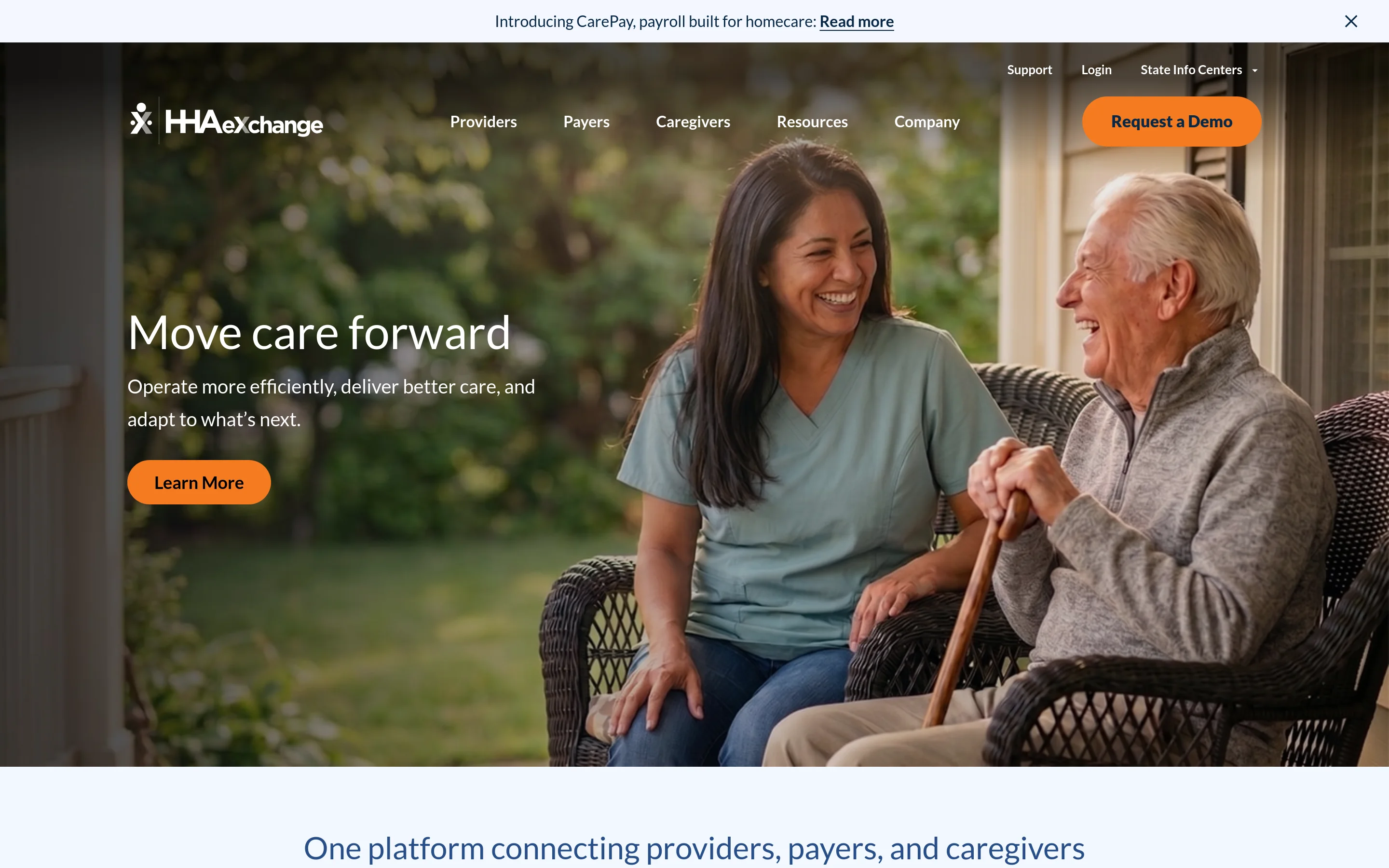 HHAeXchange Medicaid LTSS agency software and EVV data network