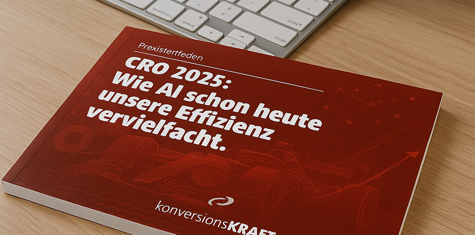 Darstellung des e-Book "CRO 2025: Wie AI schon heute unsere Effizienz vervielfacht"