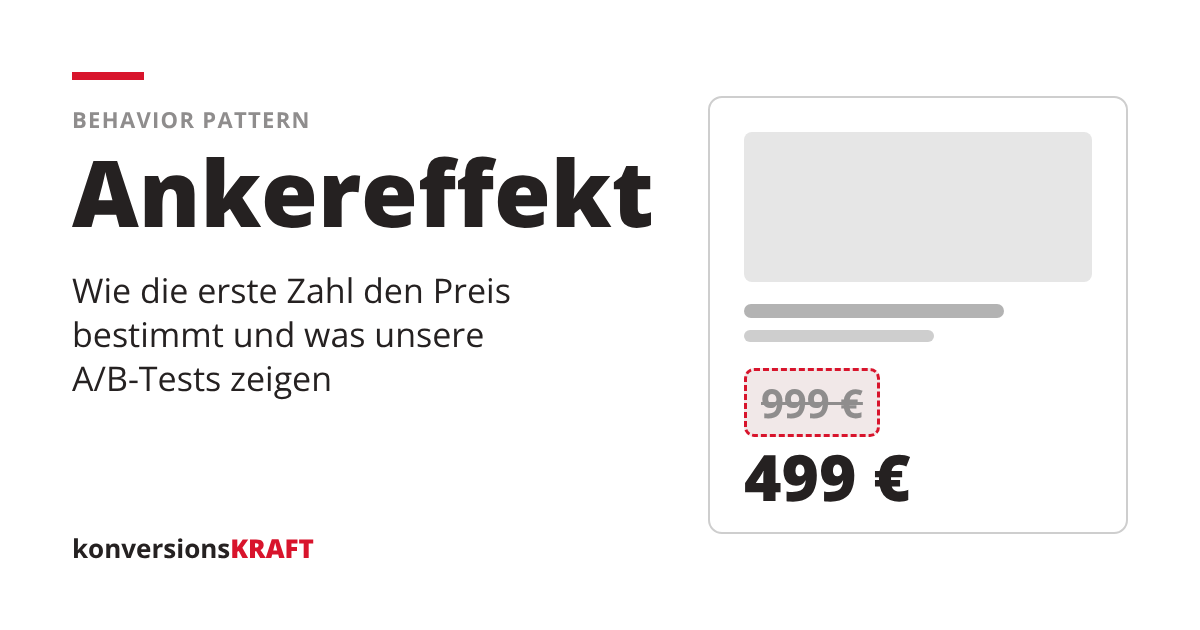 Ankereffekt: Definition, Beispiele & Einsatz im E-Commerce ...
