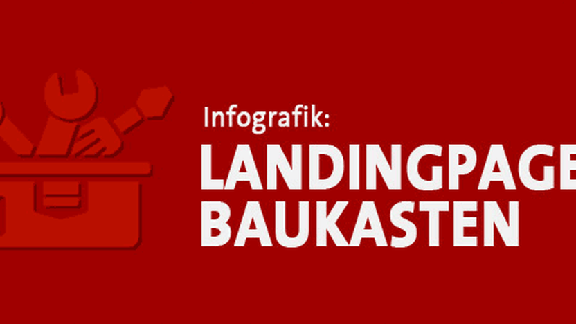 Infografik: Landingpage Baukasten