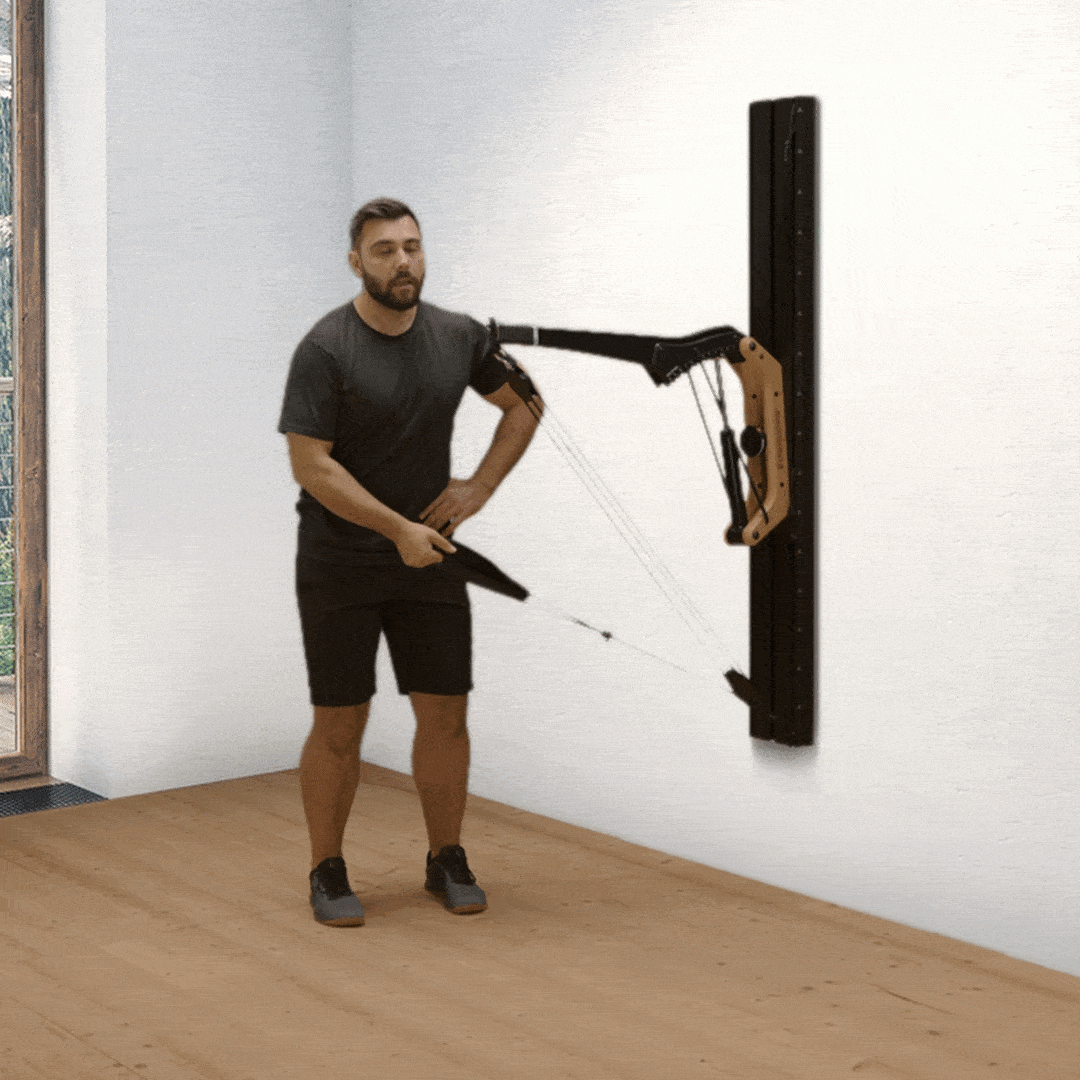 Side lift on Cable Pulley