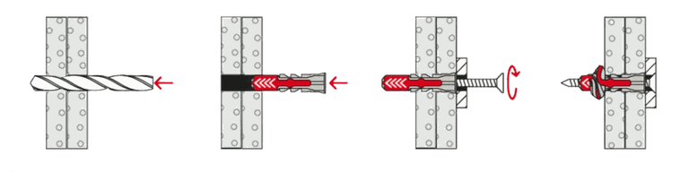 Knotting principle in lightweight materials