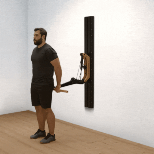 Forearm curls behind the back