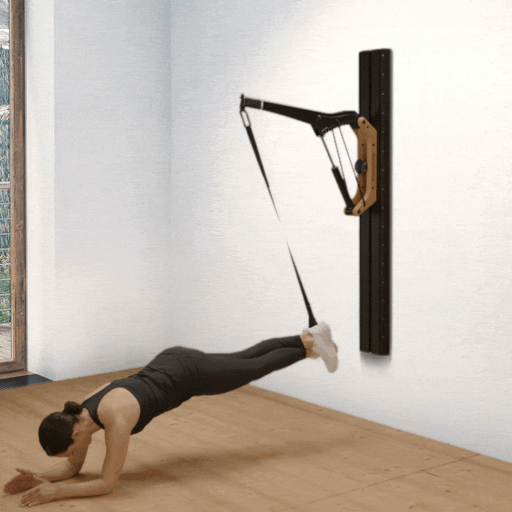 Forearm plank with grip tape