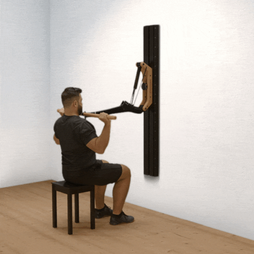 Shoulder press sitting