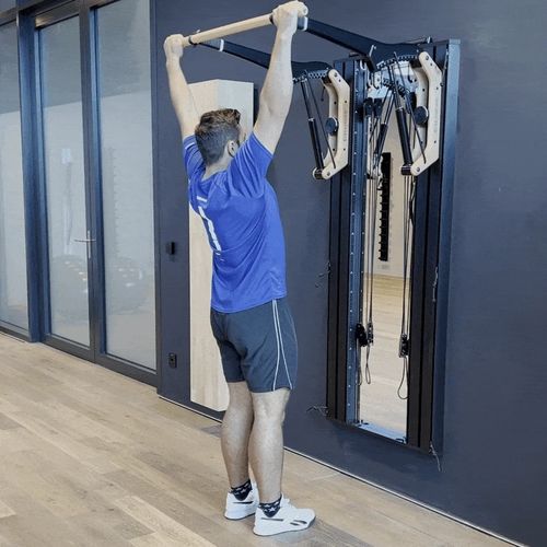Chest lat pulldown with Handle bar