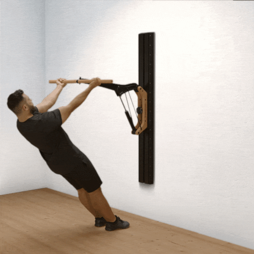 Biceps curls with body weight