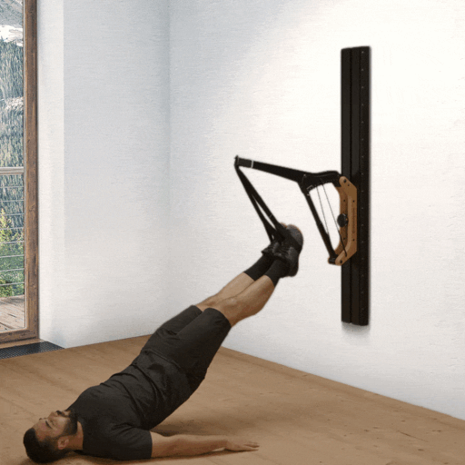 Leg curl with grip tape