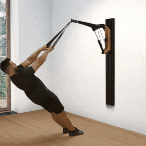 Biceps curls with grip band