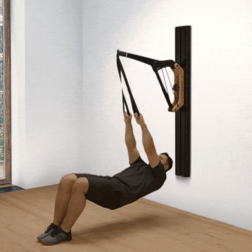 Lat pulldown with grip tape