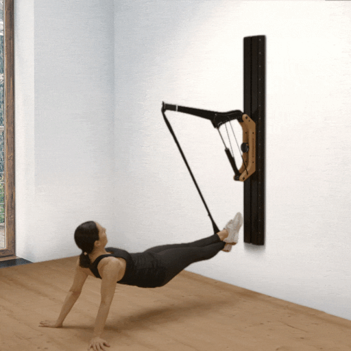 Crunches with grip tape