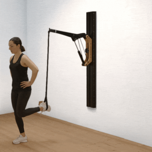 Lunges with grip tape