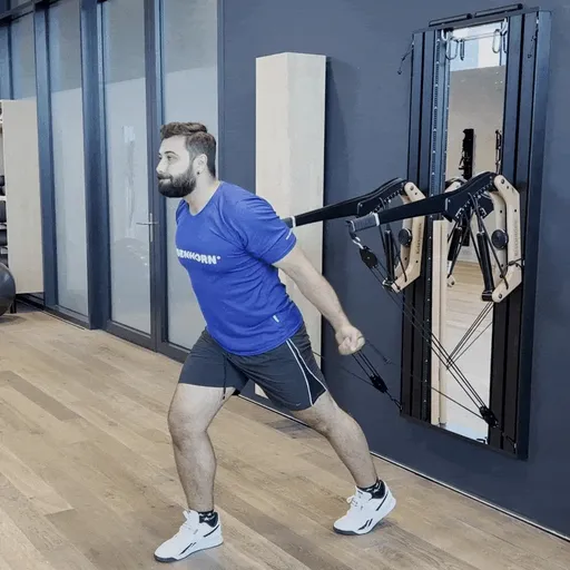 Flying with Cable Pulley from below