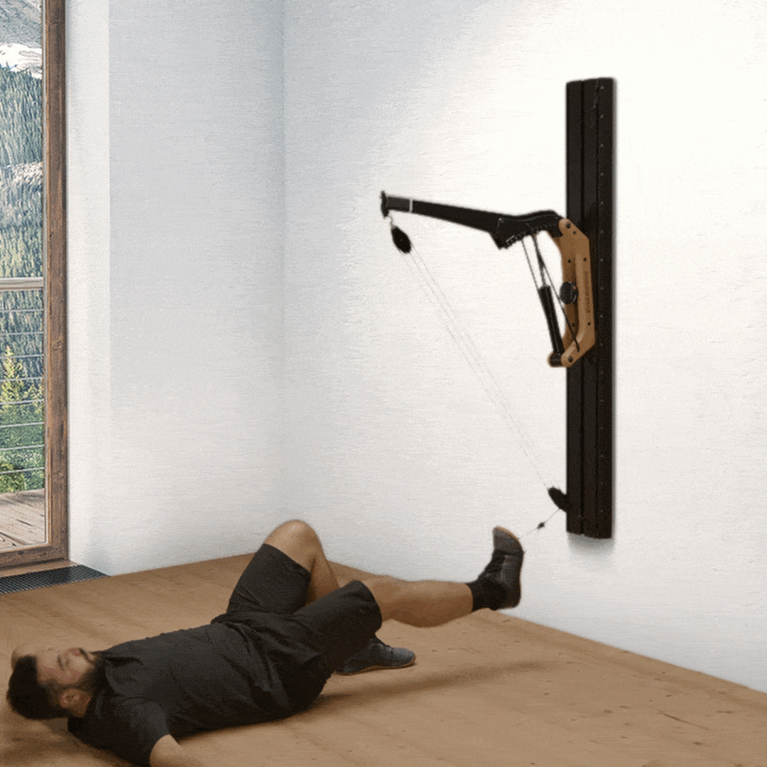 Crossover Crunch on Cable Pulley