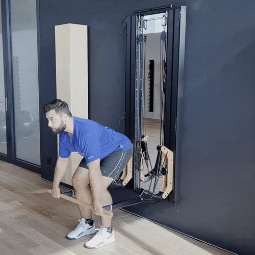 Rowing bent forward with Handle bar