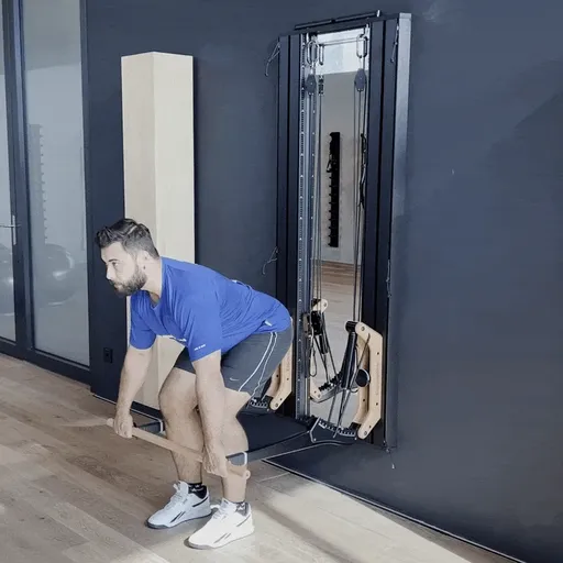 Rowing bent forward with Handle bar