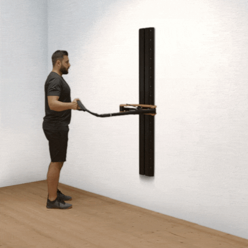 Lateral internal rotation with grip tape