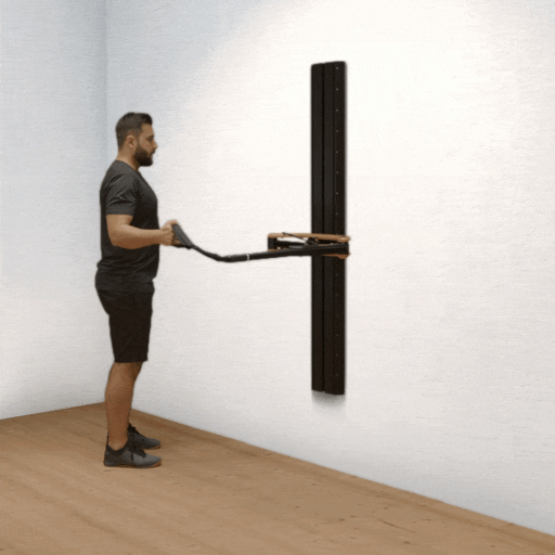 Lateral internal rotation with grip tape