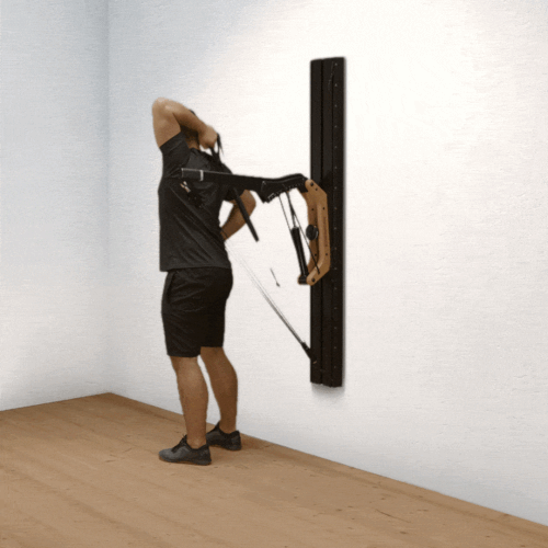 Overhead tricep press on Cable Pulley