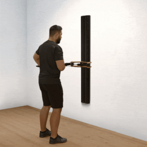 Lateral external rotation with grip tape