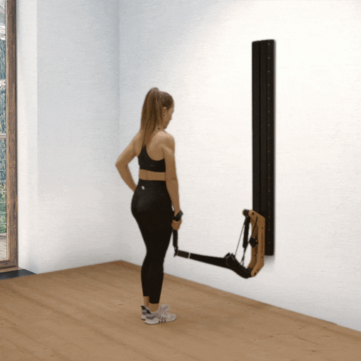 Single leg deadlift one arm