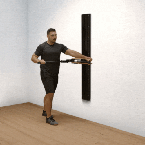 Lateral chest press