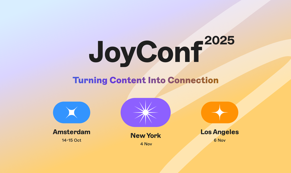 Home JoyConf By Storyblok Home joyconf by storyblok