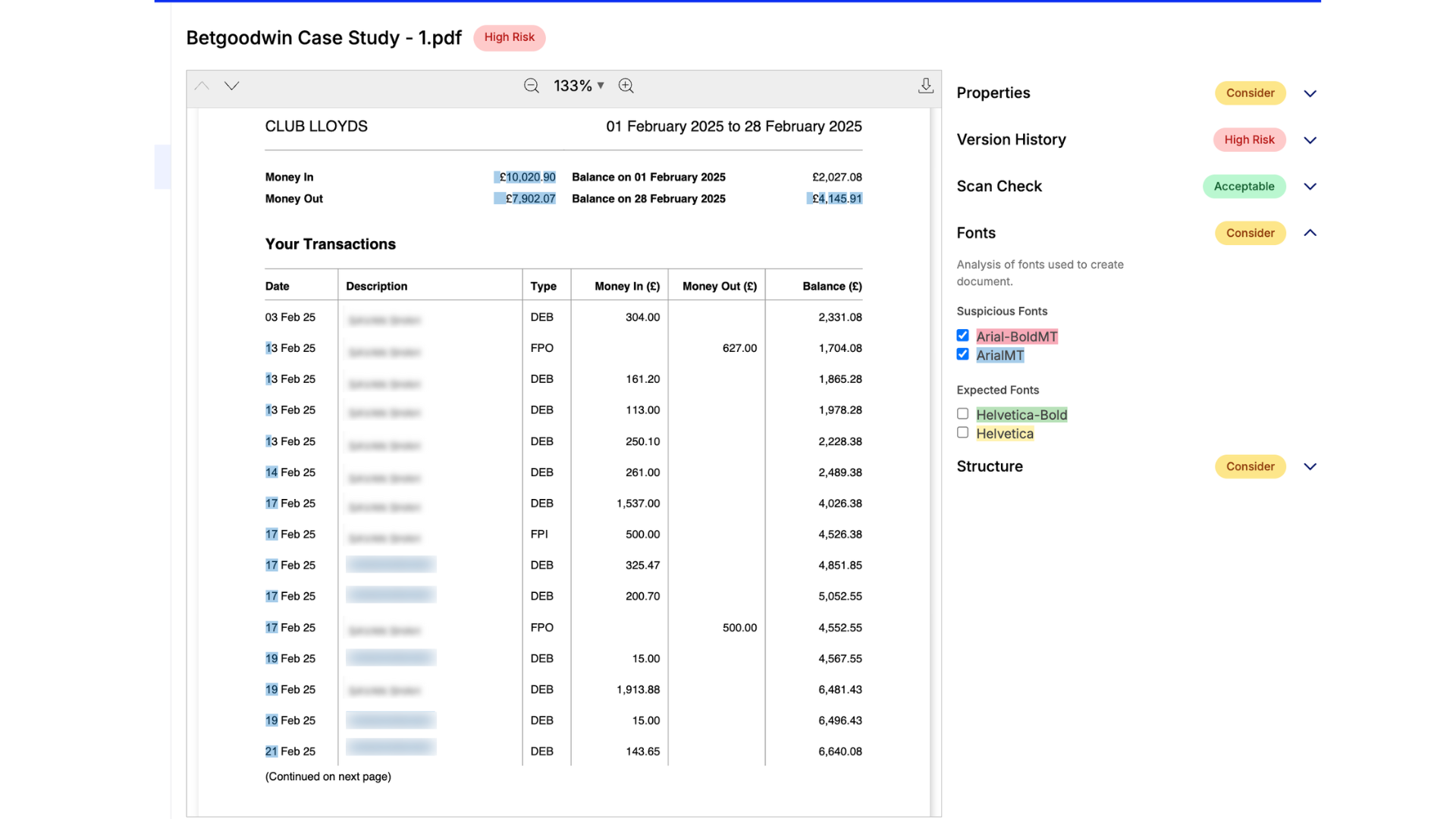 Betgoodwin Case Study Fraud Example 1