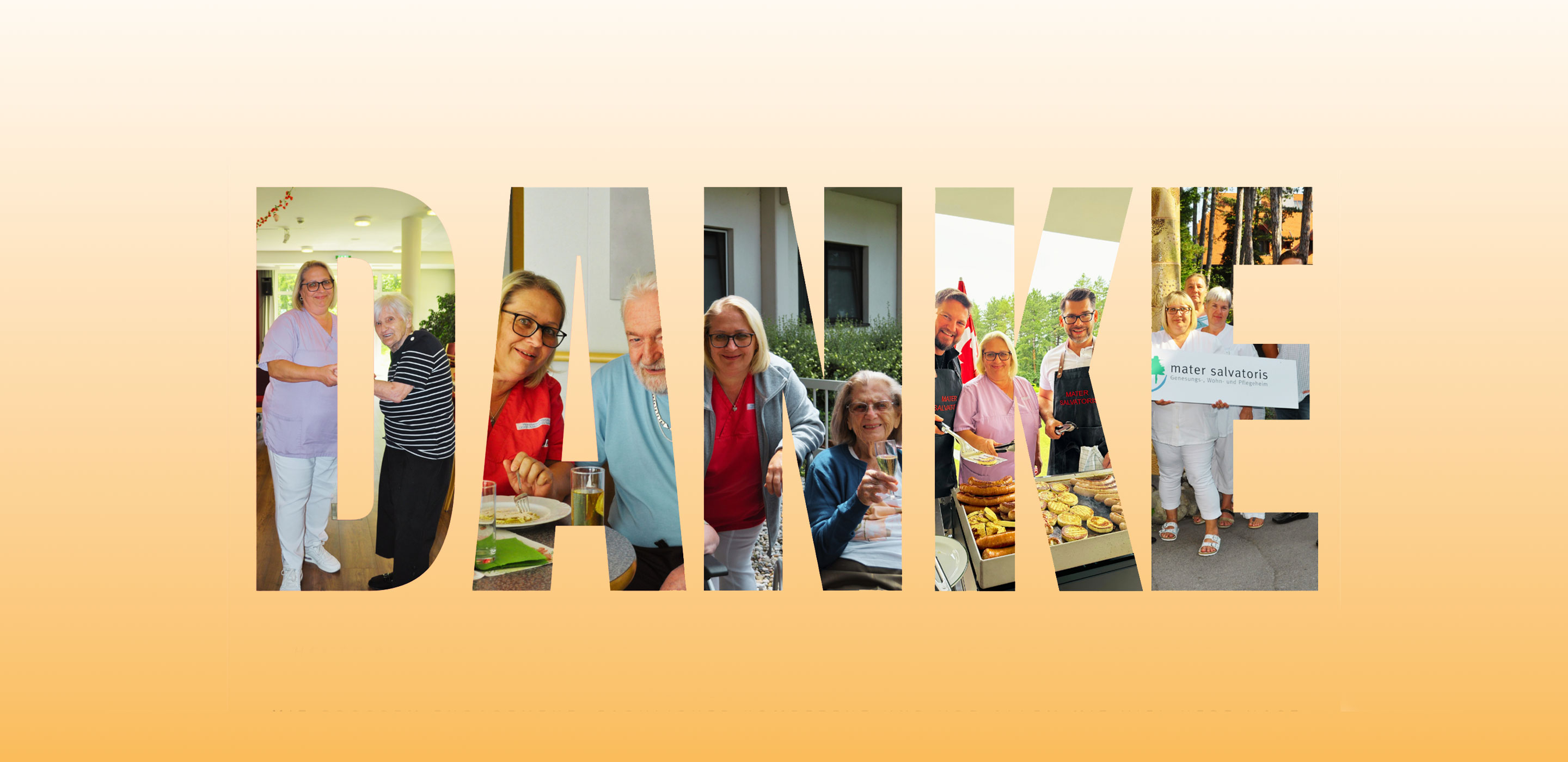 Foto-Collage von Pflegekraft Sabine