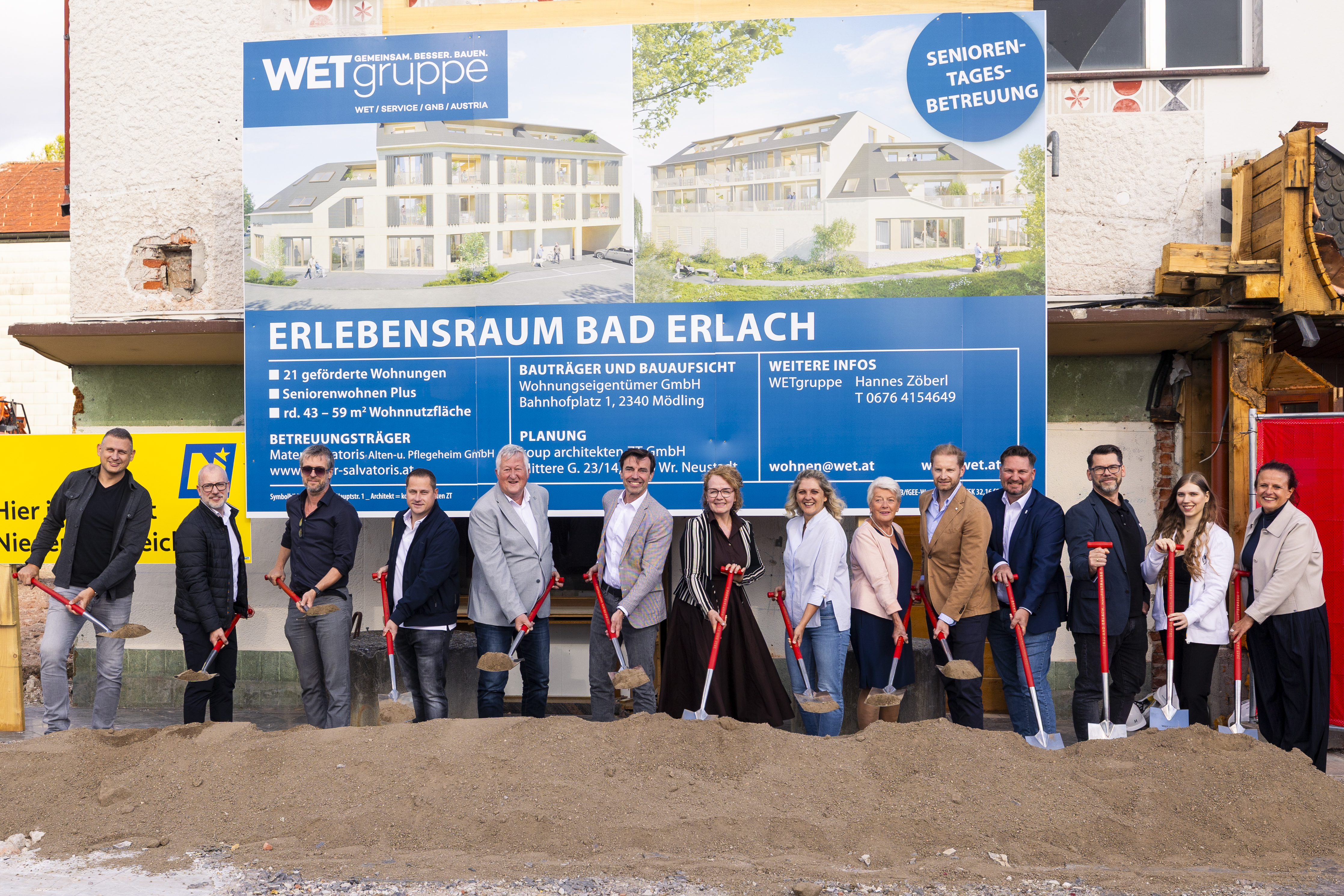 Spatenstich Erlebensraum Bad Erlach