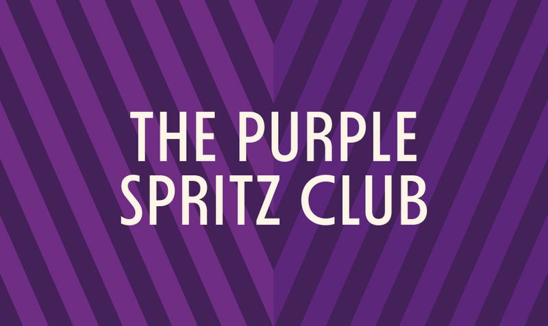 Violet The Purple Spritz Club Typo