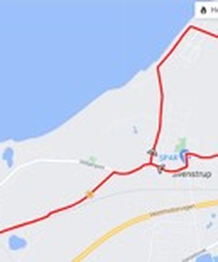 Cykel, vandre og løberuter