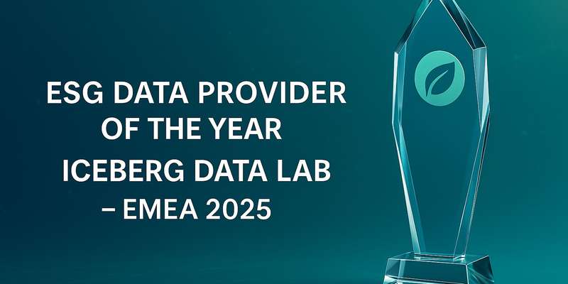 ESG Data Provider of the year - IDL