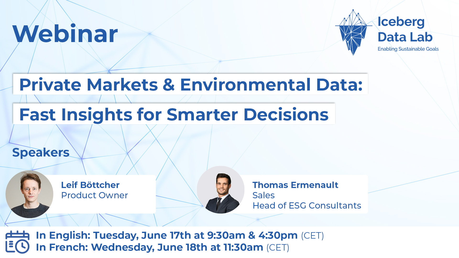 Private Markets & Environmental Data: Fast Insights for Smarter Decisions