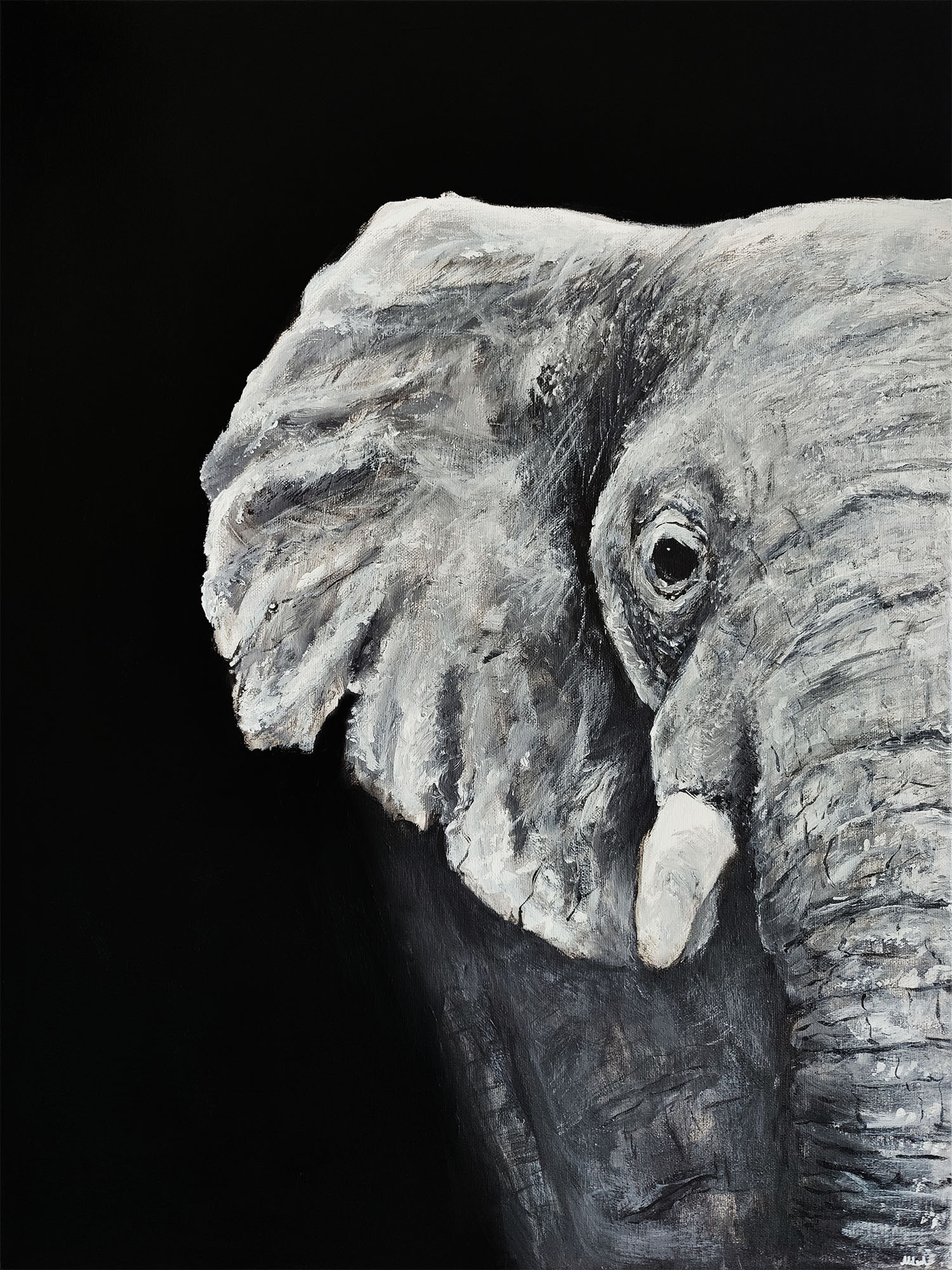 Acrylic Painting "Elephant"