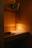 Image of a cosy work nook with lamp and desk, The Draper luxury flats to rent co-working space. [G]
