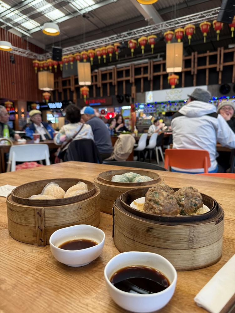 Internal view of the popular Band Band Oriental Food Hall, London