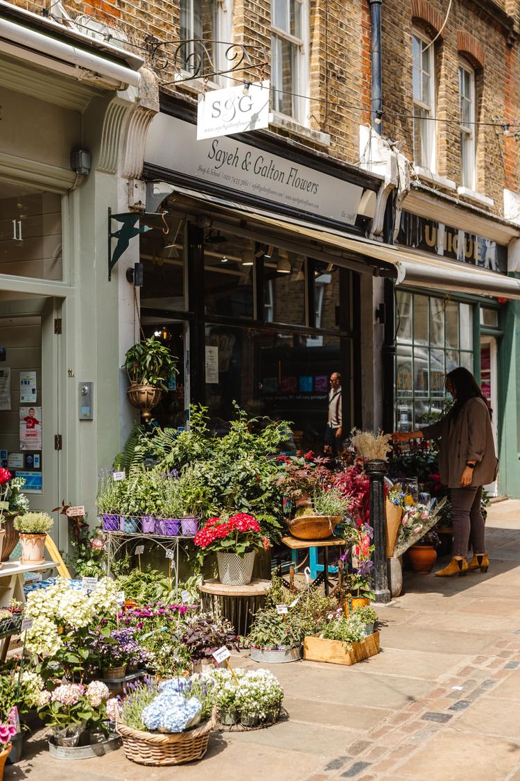 Sayeh and Galton Flowers shopfront