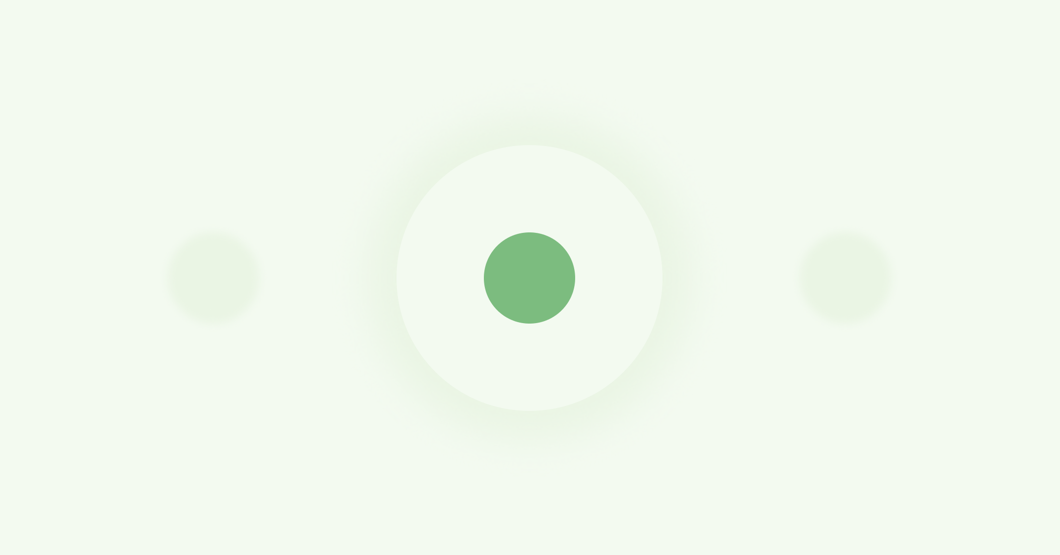 mostly blurred green circles with sharply focused portion as conceptual representation of how a psychiatrist can help with dementia