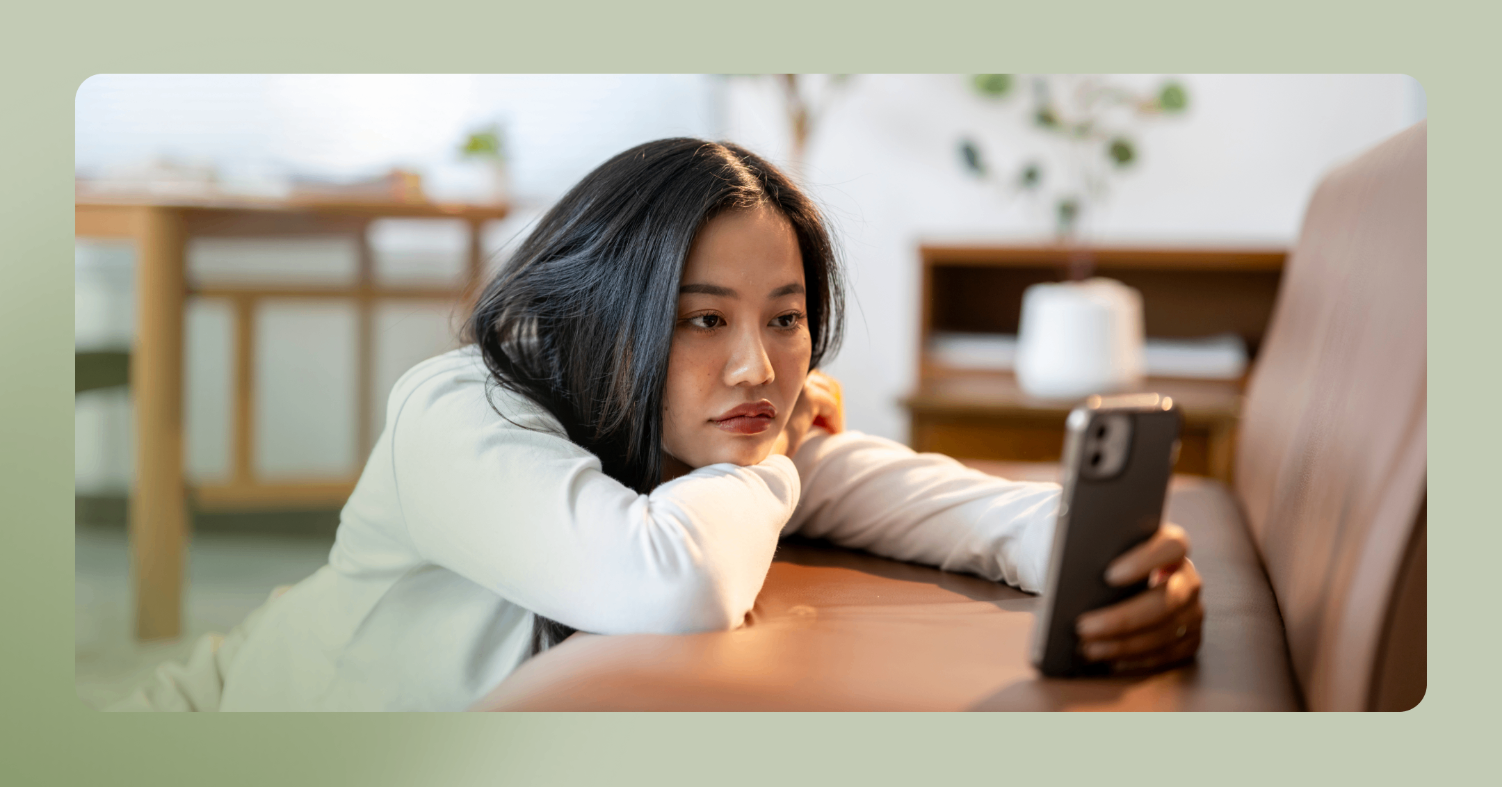 woman using shopping as a distraction