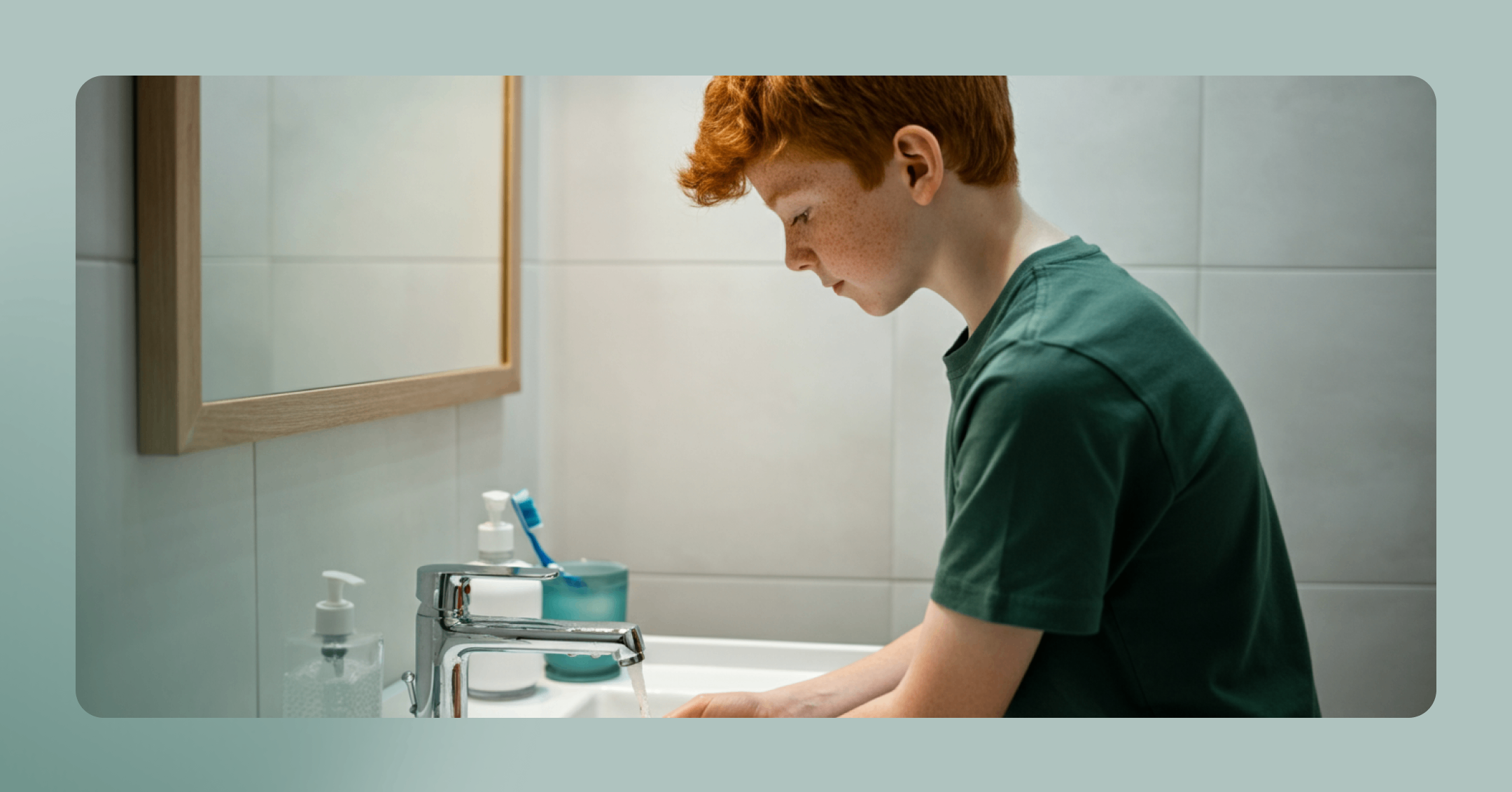 young boy starting to isolate himself socially