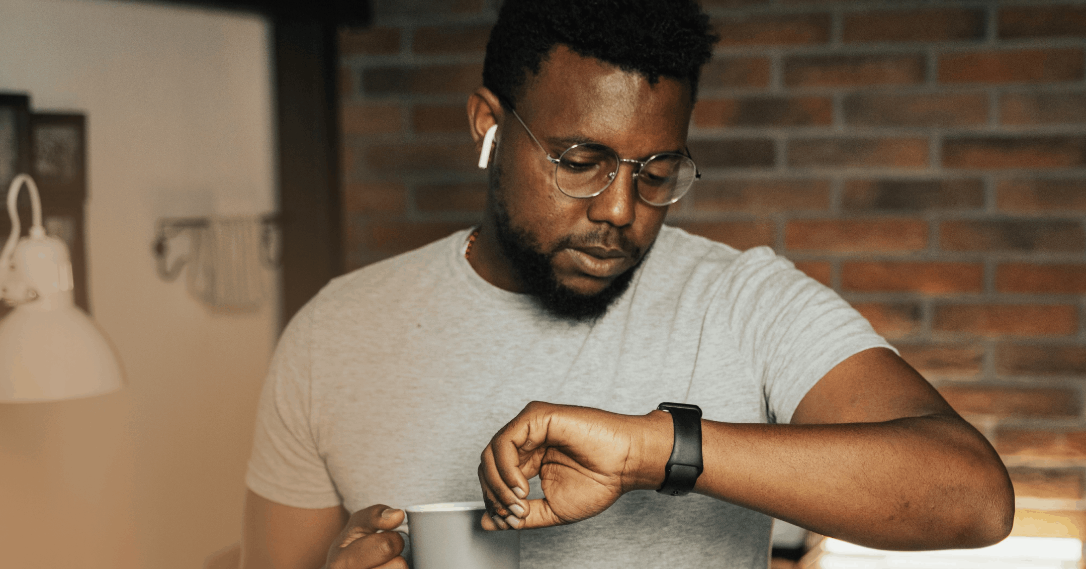 man getting ready to exercise for his heart and mental health