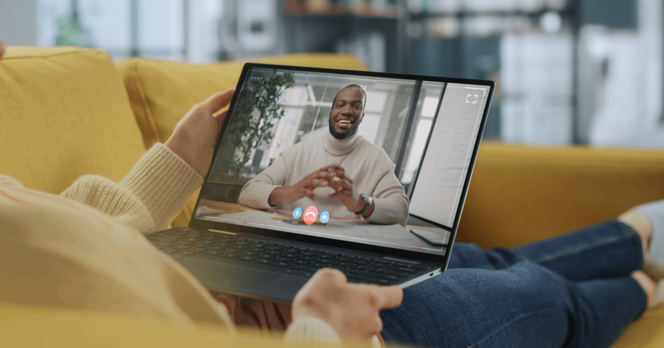 woman engaging in interpersonal therapy virtually