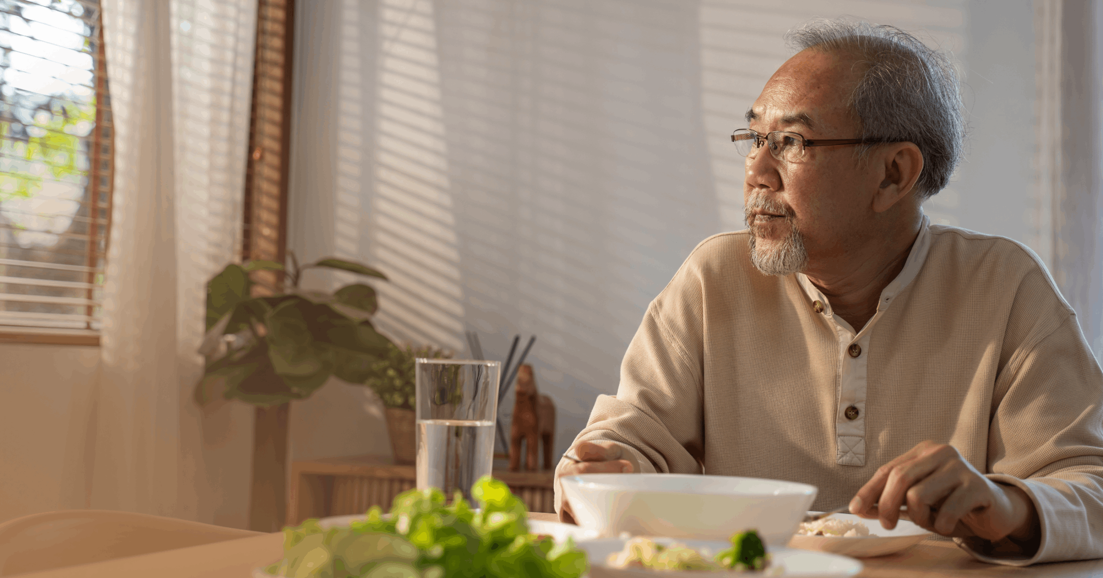 man with an autoimmune disease experiencing social isolation