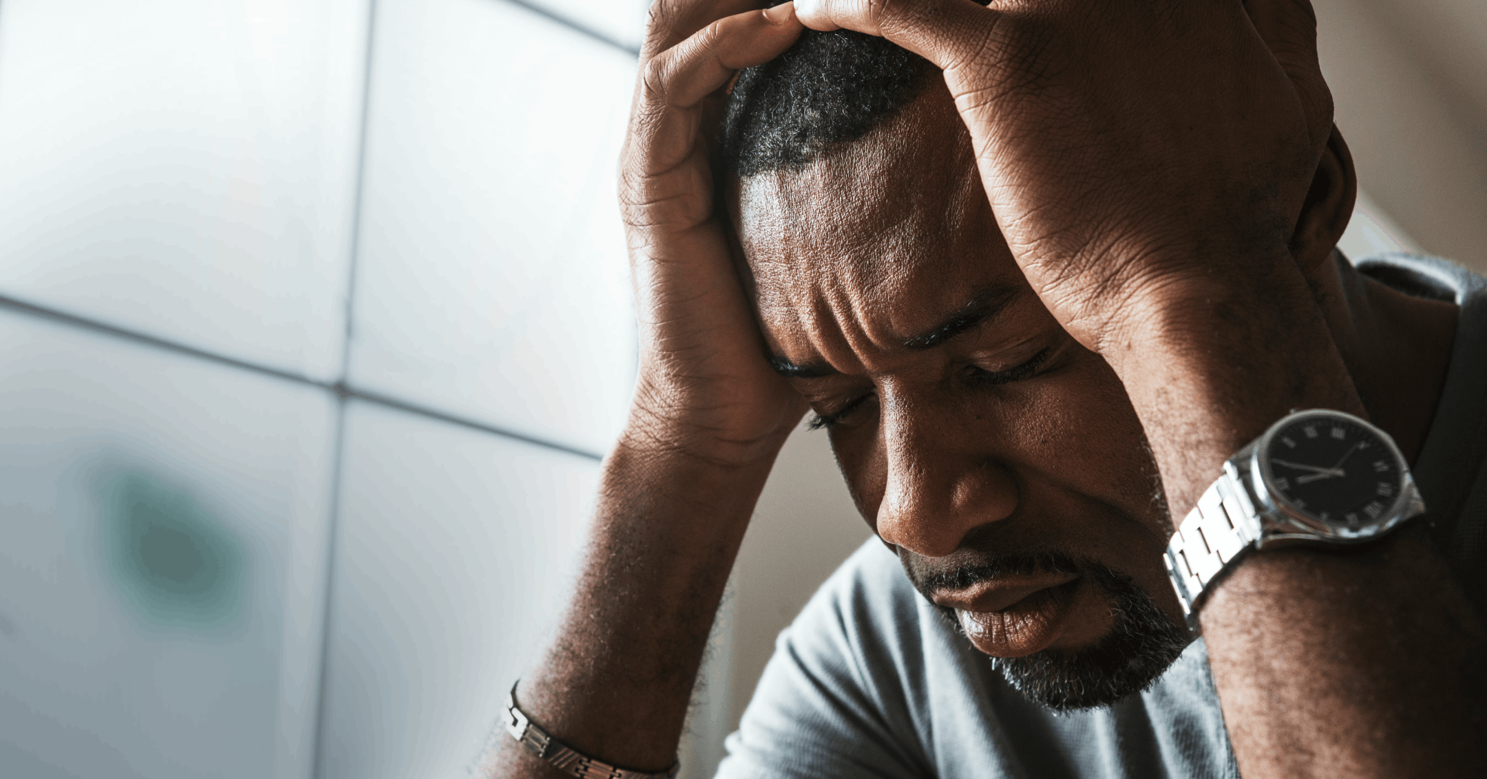 man feeling the need to punish himself