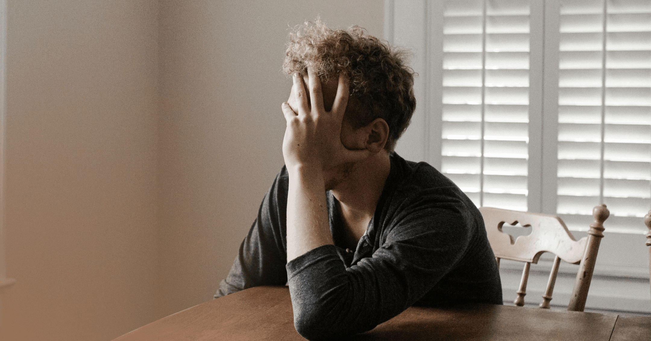 man with autism having difficulty regulating his emotions