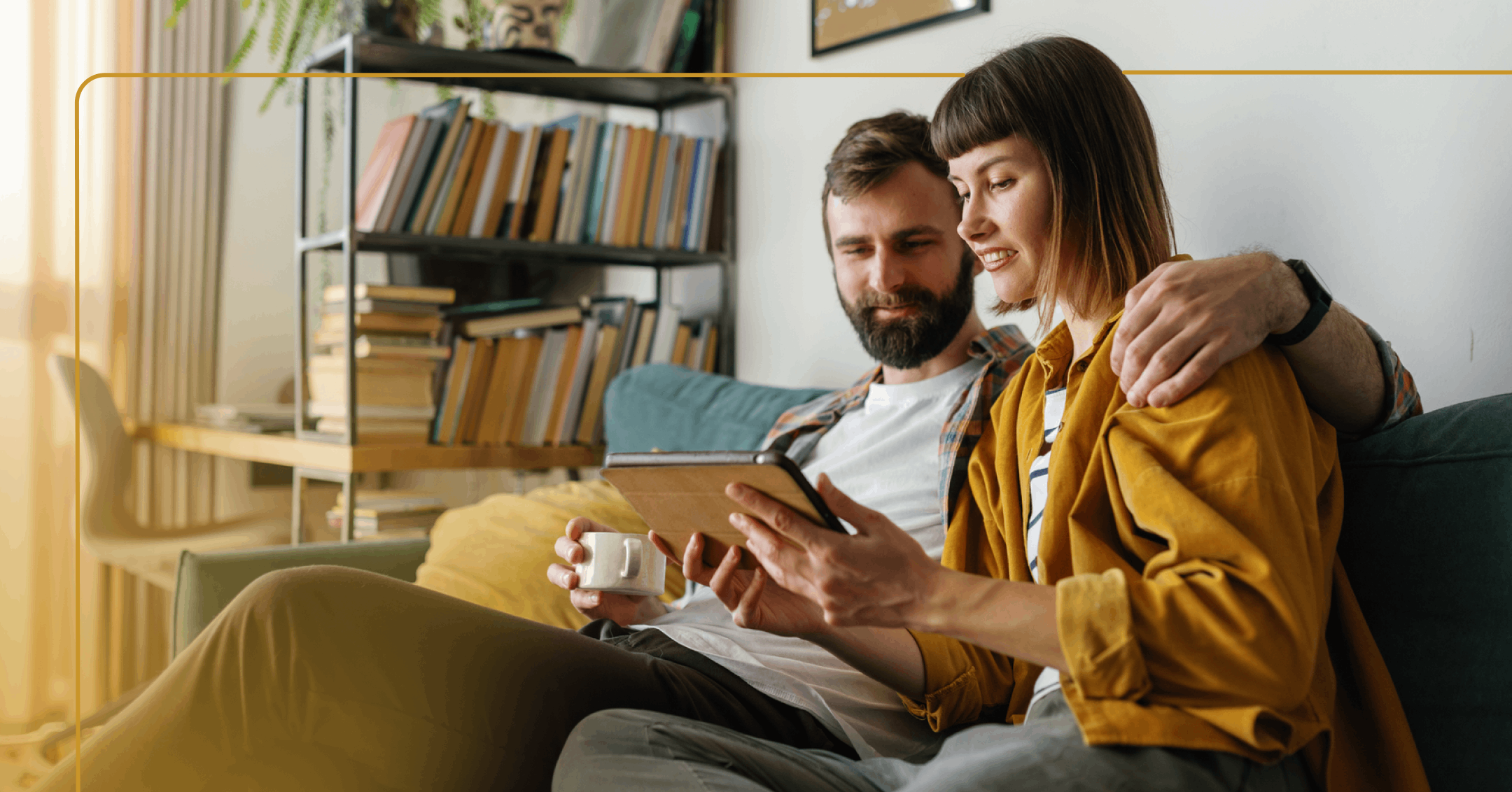 a couple focusing on what brings them joy