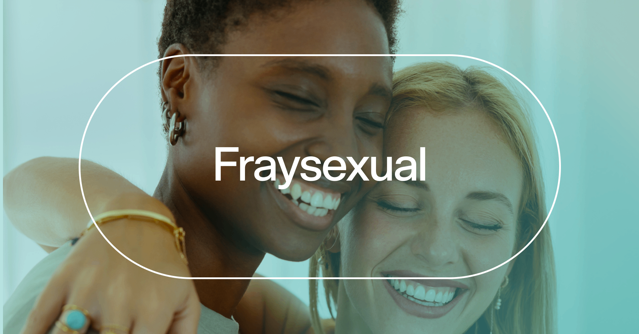 woman who is fraysexual having open communication with her partner